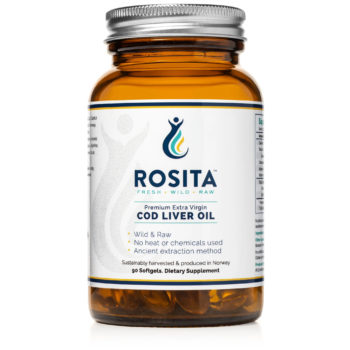 Rosita Cod Liver Oil Softgels - front