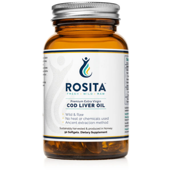 Rosita Cod Liver Oil Softgels - front