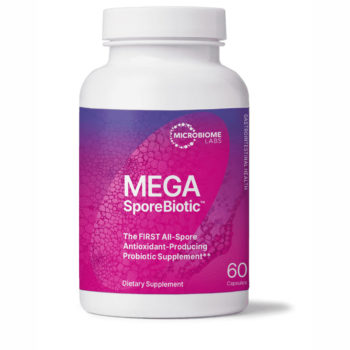 Microbome Labs Mega Sporebiotic 60 capsules - front